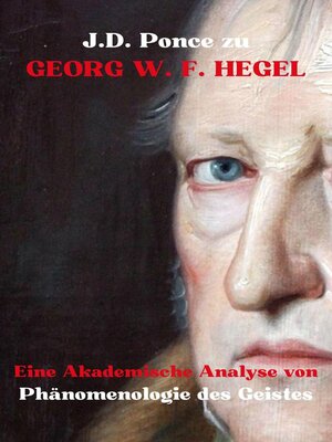 cover image of J.D. Ponce zu Georg W. F. Hegel